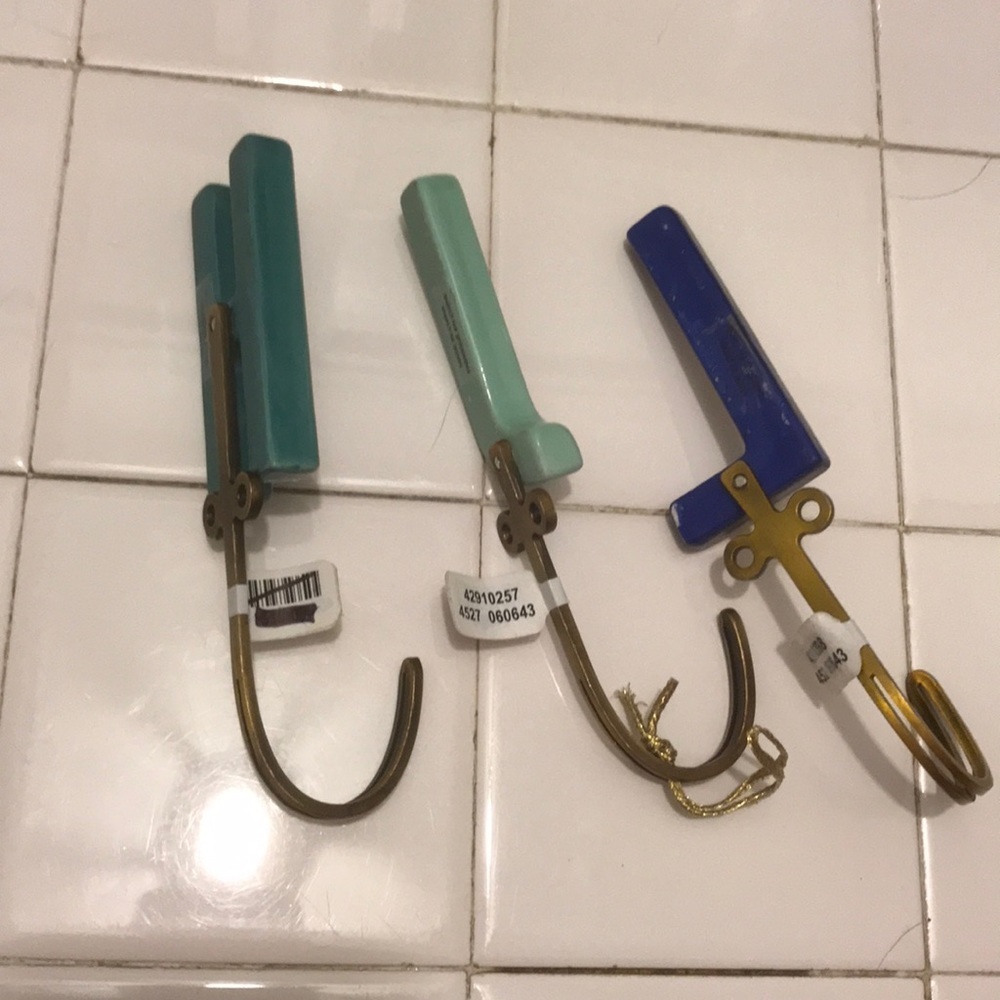 Anthropology Liberty Letter Hooks Letter J, & or T - Picture 5 of 16